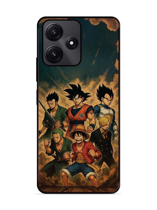 Poco M6 Pro OnePiece n Dragon Ball Z in one team