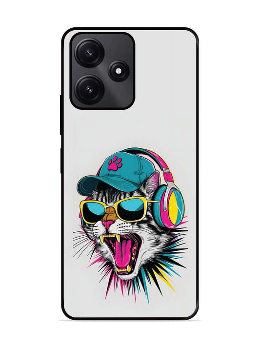 Poco M6 Pro Neon Pop Art DJ Cat Vibe