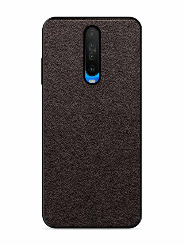 Poco X2 Print of Brown Leather Pattern