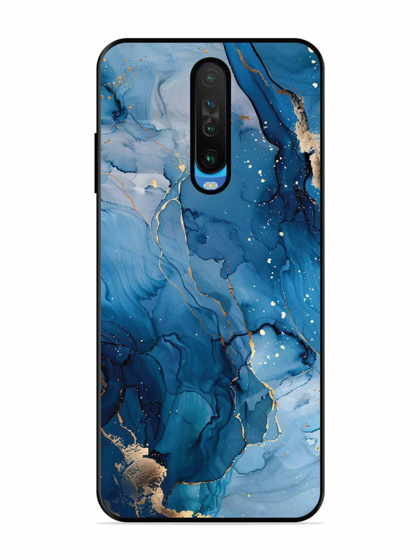 Poco X2 Oceanic Pattern with Golden Sprinkles