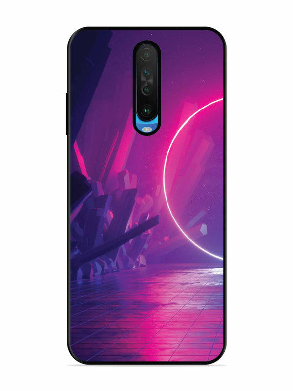 Poco X2 abstract with Neon Light