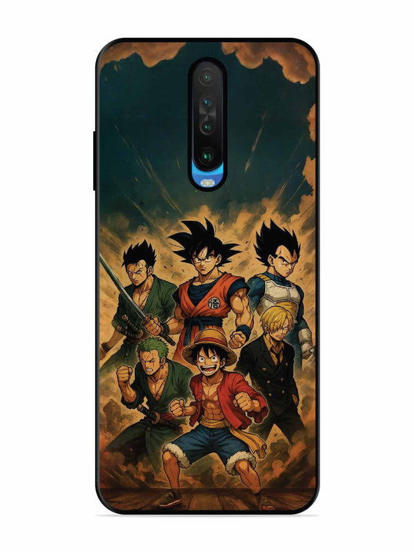 Poco X2 OnePiece n Dragon Ball Z in one team