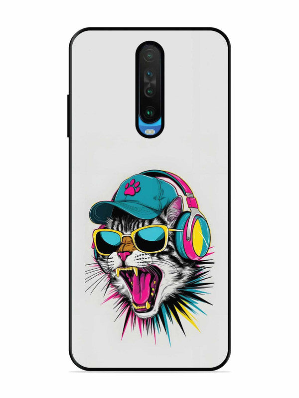 Poco X2 Neon Pop Art DJ Cat Vibe