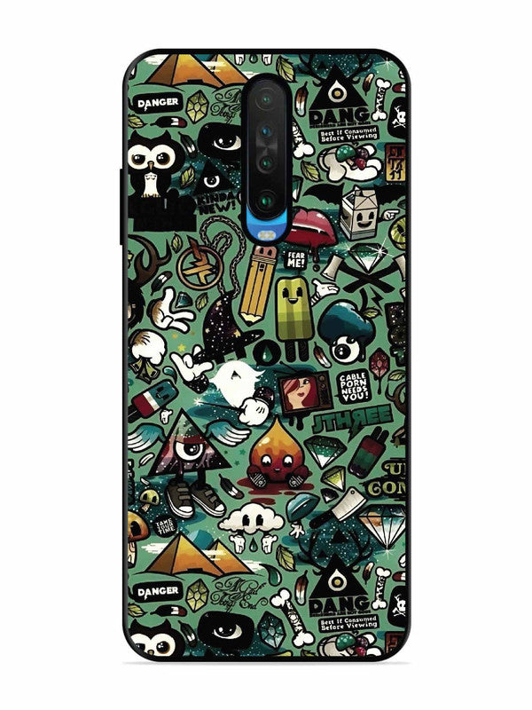 Poco X2 Pop Art Doodle Graffiti Collage