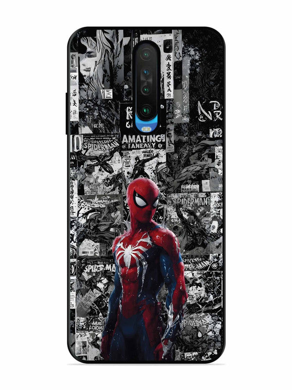 Poco X2 Spiderman Highlighted on News Paper
