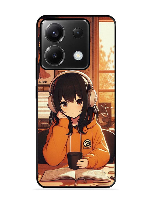 Poco X6 Cute Girl listening Music