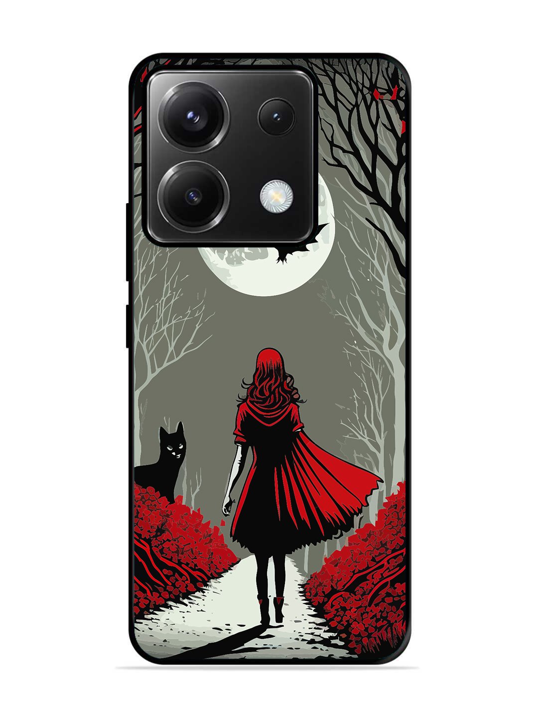 Poco X6 Scarlet Girl in Red Forest