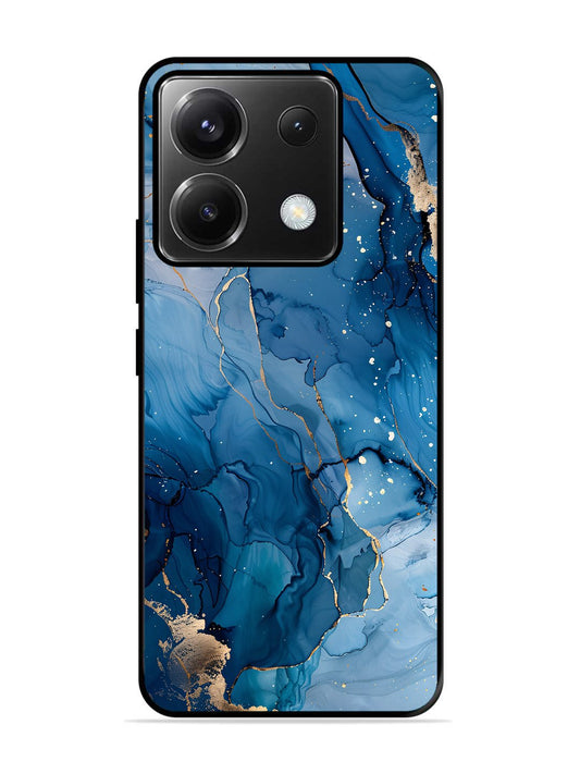 Poco X6 Oceanic Pattern with Golden Sprinkles