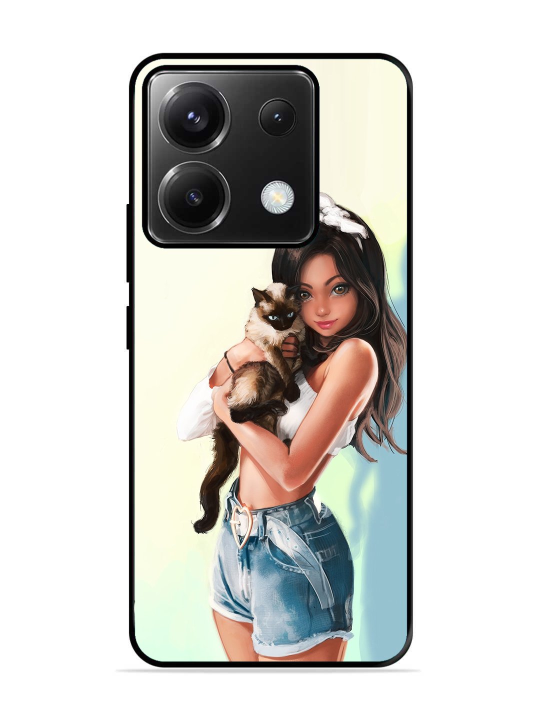 Poco X6 Cute Girl with Cat