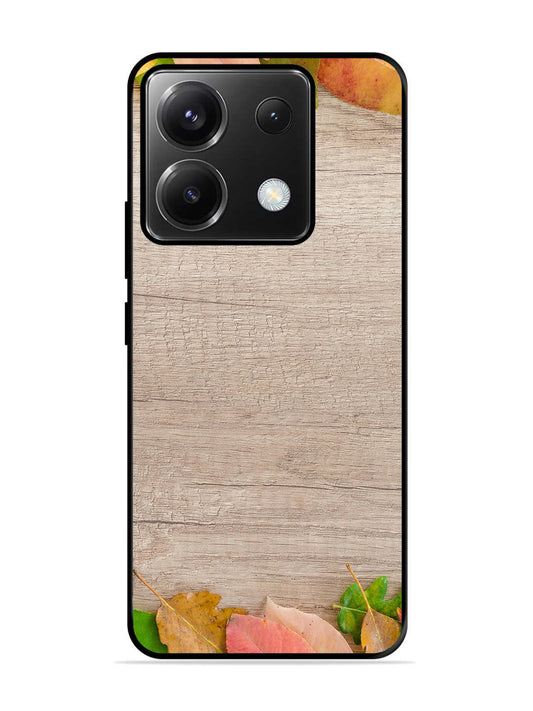 Poco X6 Autumn Leafs On Wooden Table