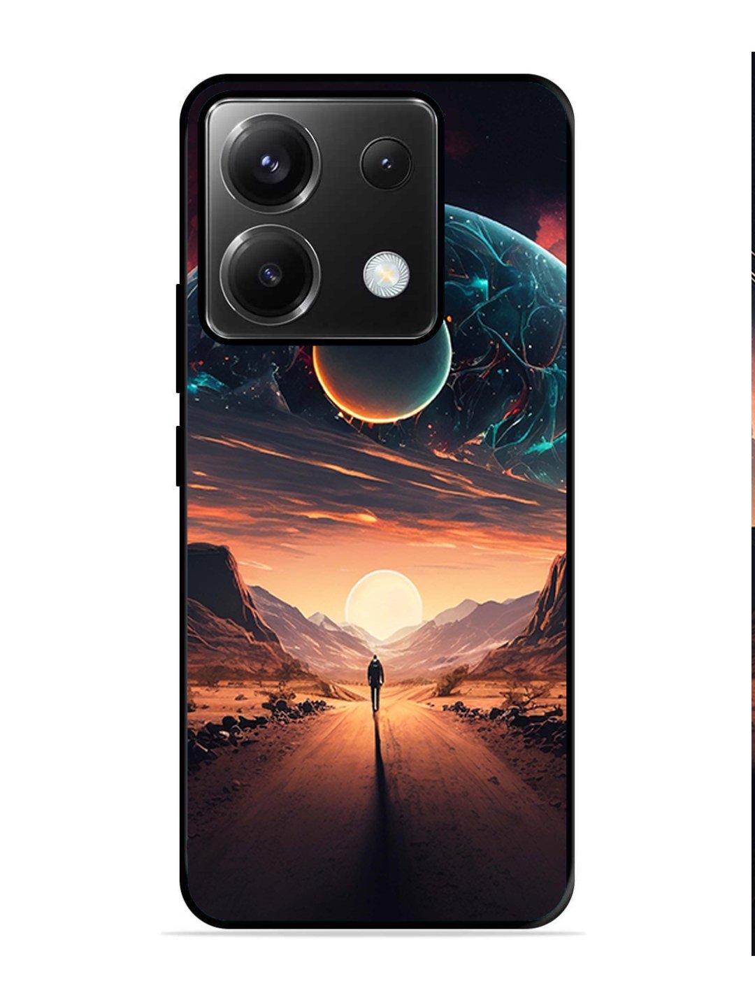 Poco X6 Sunset with space scene