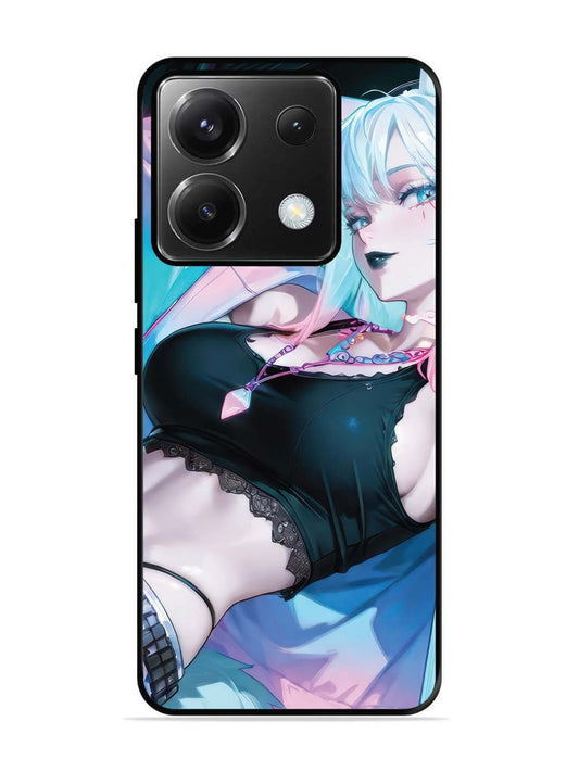 Poco X6 anime girl fox headpohone white Hair