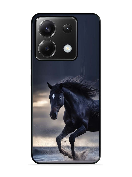 Poco X6 black-horse-animal