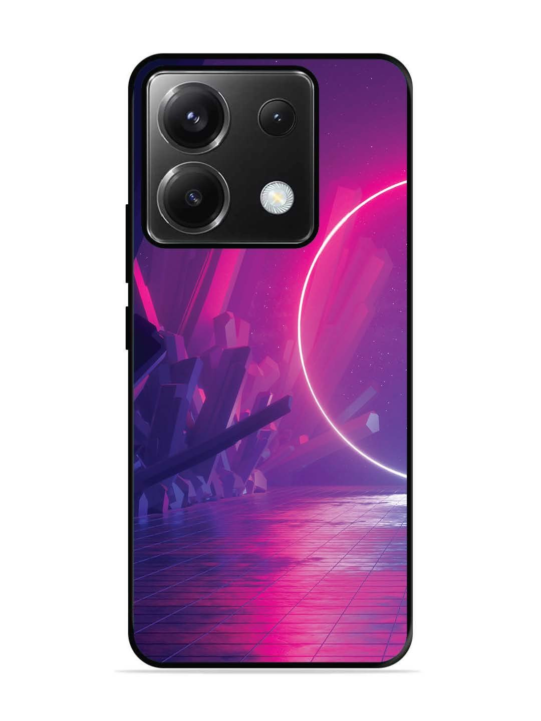 Poco X6 abstract with Neon Light