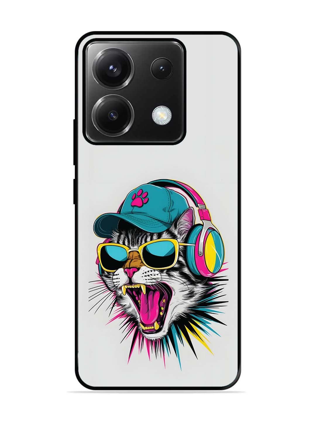 Poco X6 Neon Pop Art DJ Cat Vibe