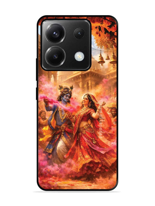 Poco X6 Radha Krishna Playing Holi