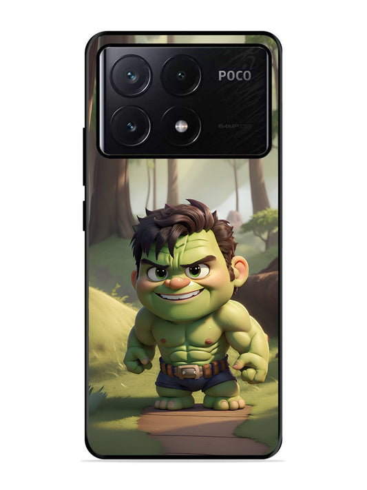 Poco X6 Pro cute baby hulk