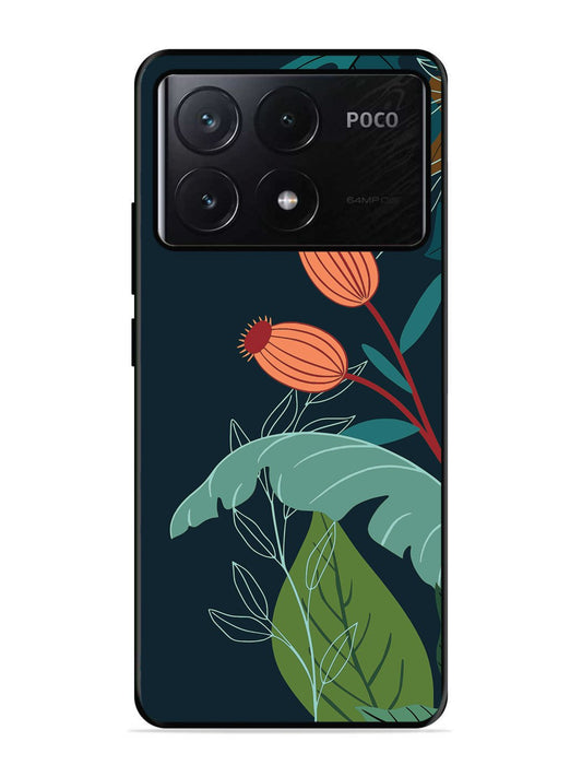 Poco X6 Pro Plant Illustration