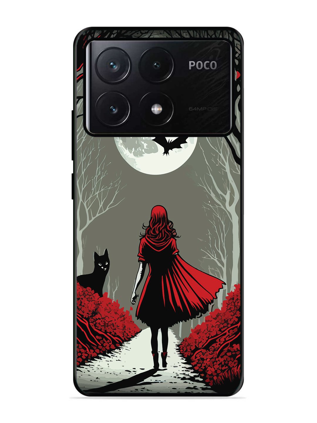 Poco X6 Pro Scarlet Girl in Red Forest