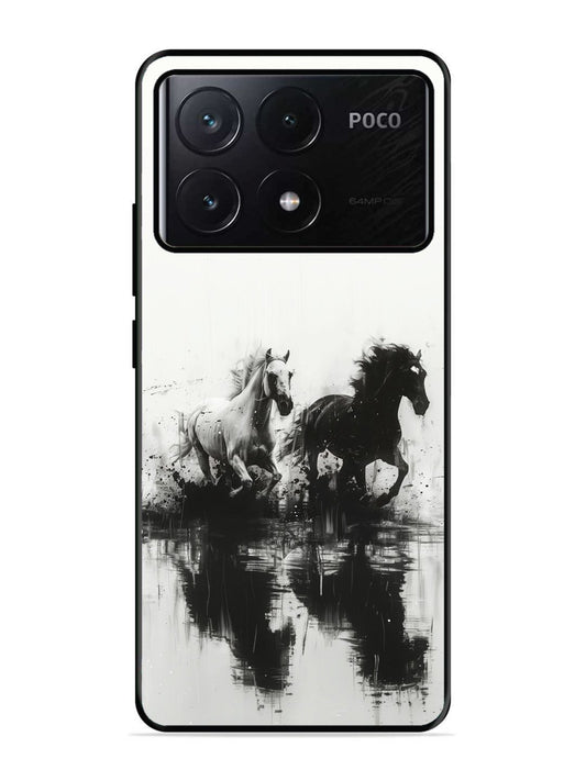 Poco X6 Pro Black & White Horse