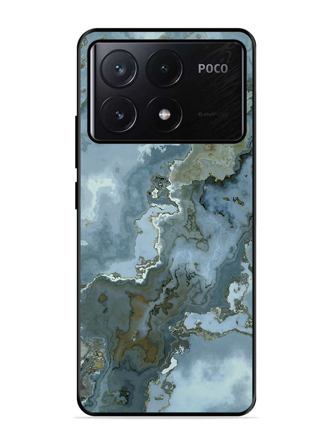 Poco X6 Pro Celestial Blue Marble 2nd Pattern