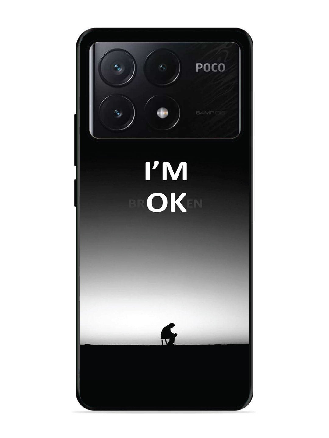 Poco X6 Pro I'm Broken A man on Chair Alone