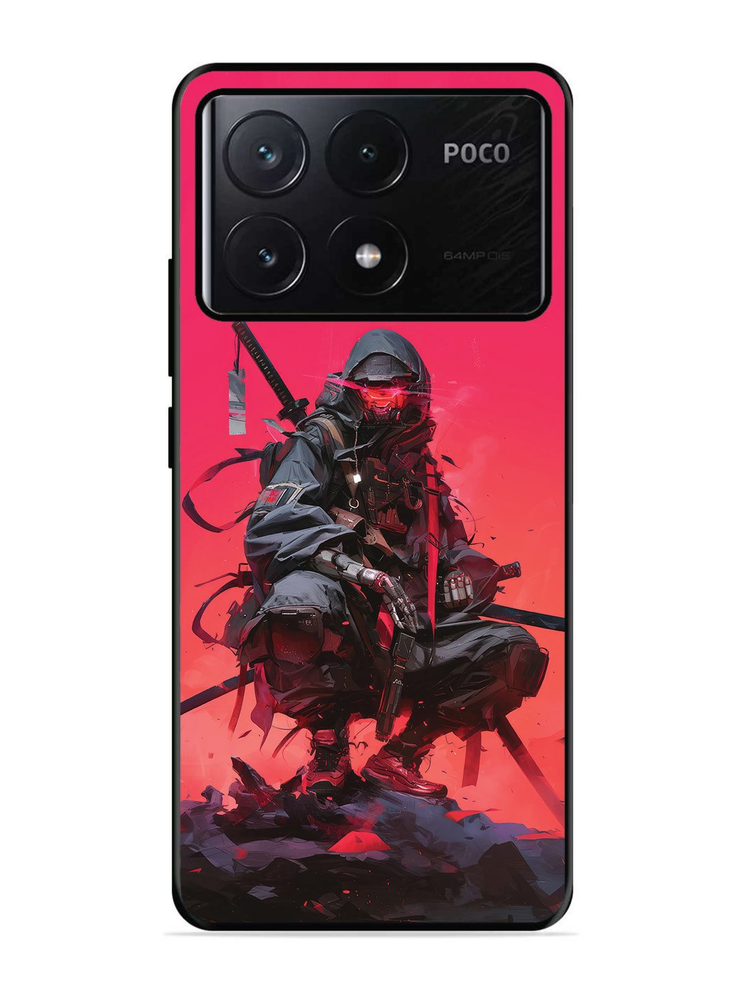 Poco X6 Pro Cyberpunk Ninja Katana