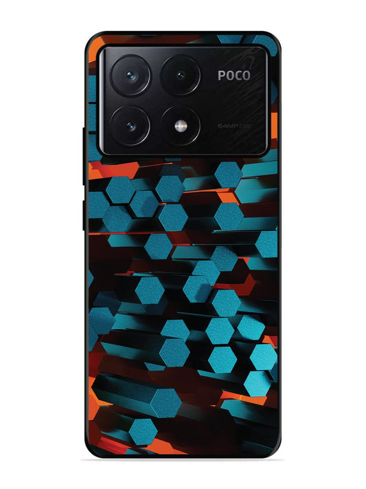 Poco X6 Pro Hexagon 3D Abstract