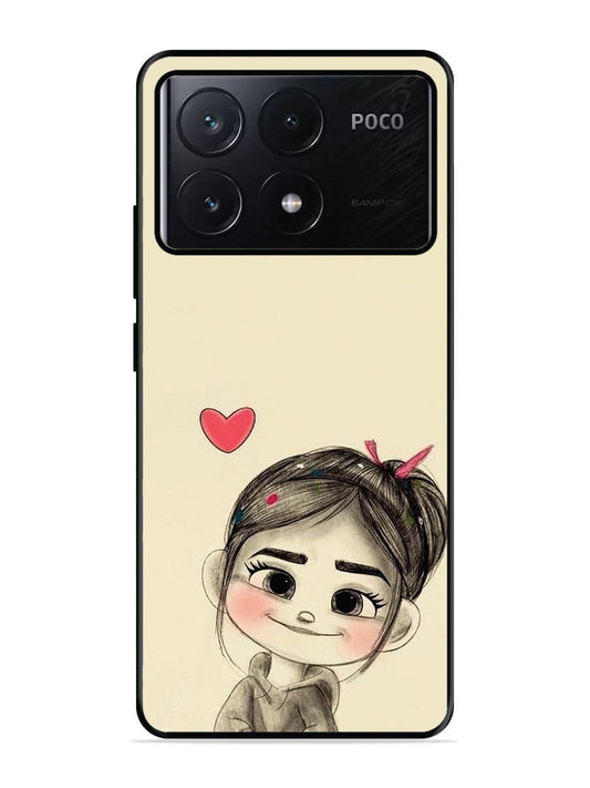 Poco X6 Pro Cute Girl Looking at You