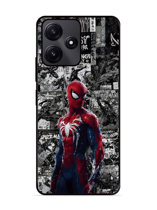 Poco M6 Pro Spiderman Highlighted on News Paper