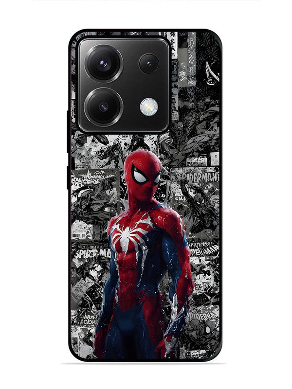 Poco X6 Spiderman Highlighted on News Paper