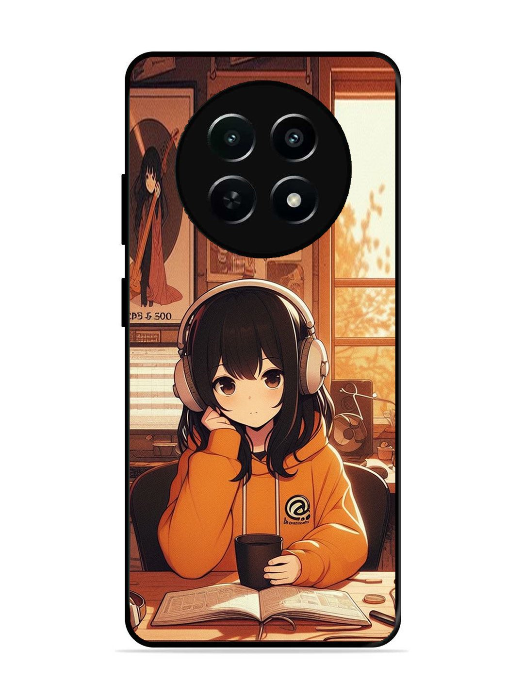Realme C65 5G Cute Girl listening Music