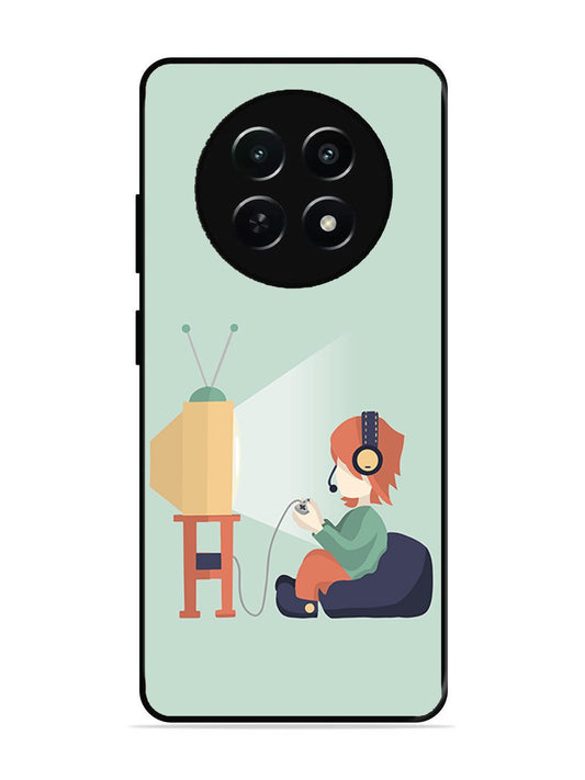 Realme Narzo 70x Kid Playing Game