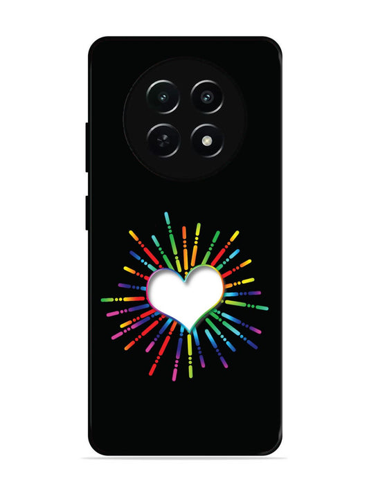 Realme 12 5G Colourful Heart on Black