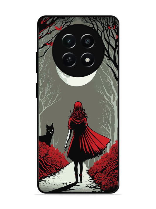 Realme Narzo 70x Scarlet Girl in Red Forest