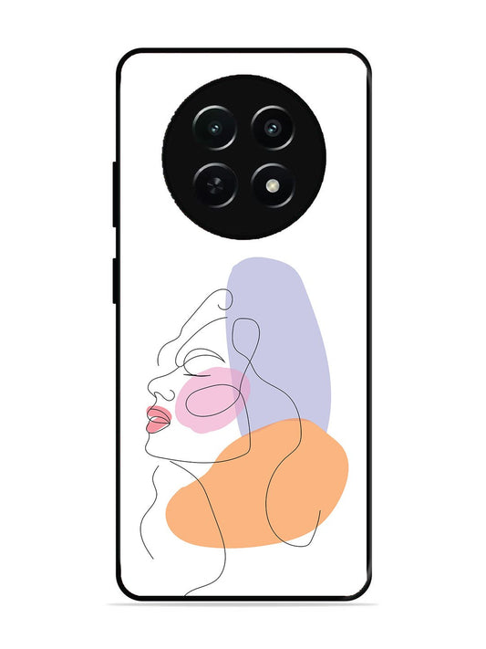 Realme 12 5G Line Art Girl Face
