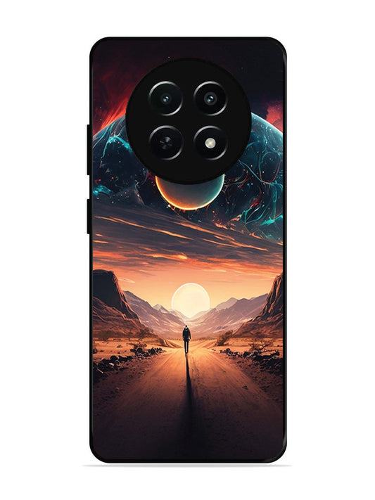 Realme Narzo 70x Sunset with space scene