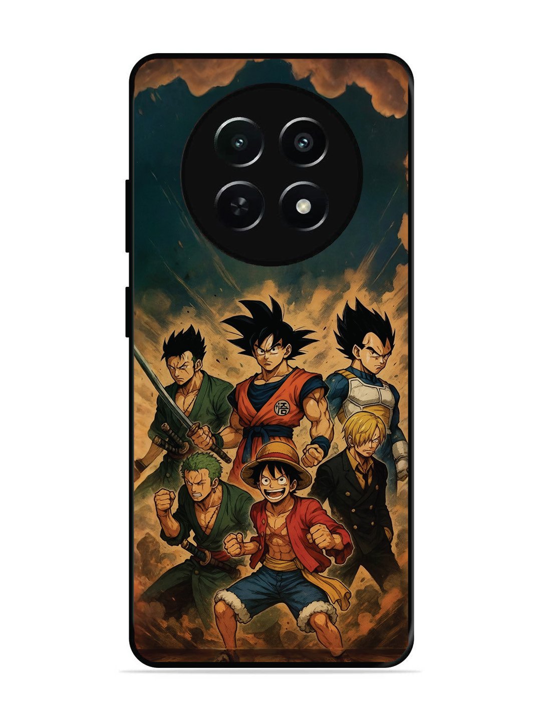 Realme C65 5G OnePiece n Dragon Ball Z in one team