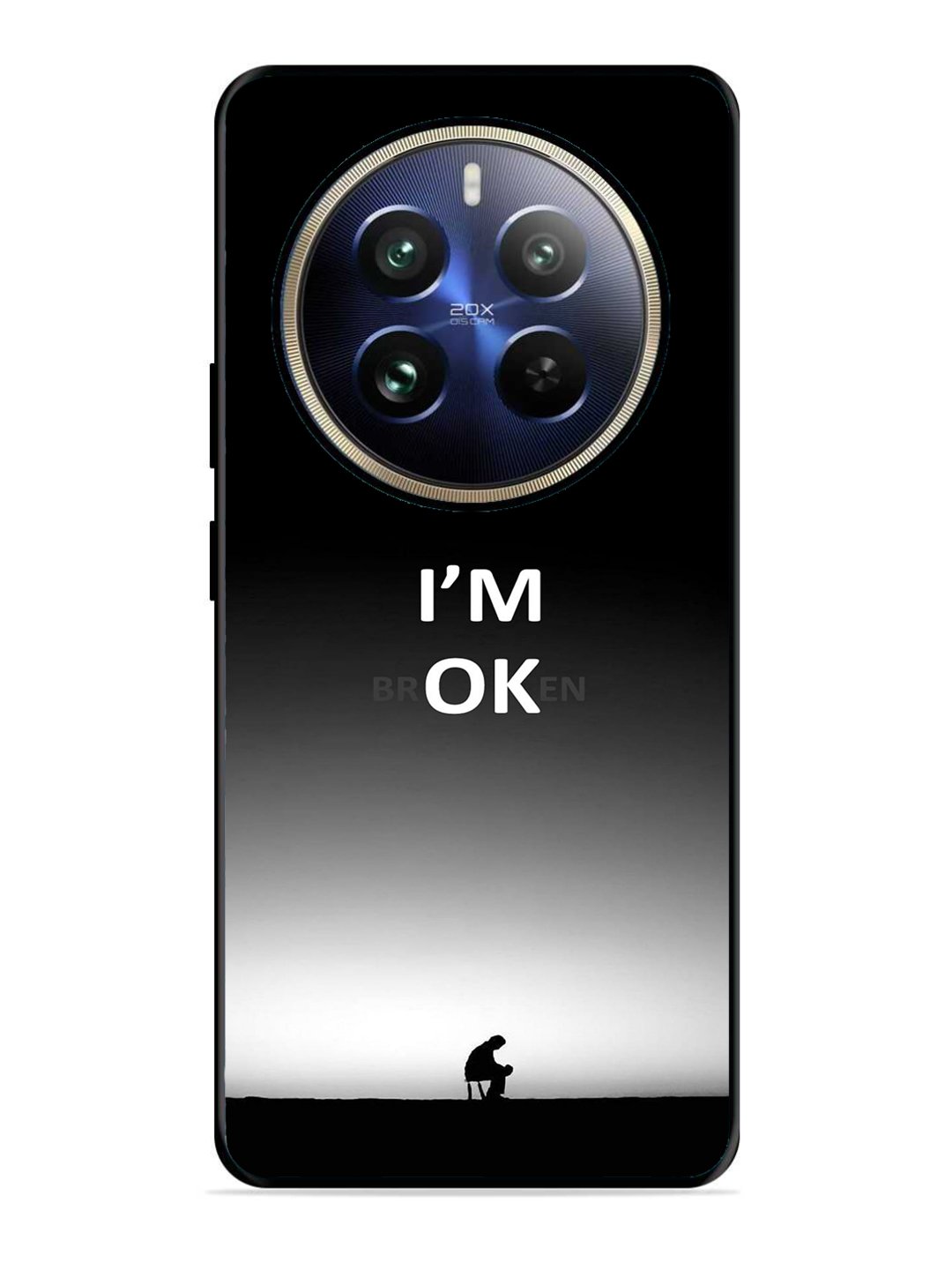 Realme 12 Pro I'm Broken A man on Chair Alone