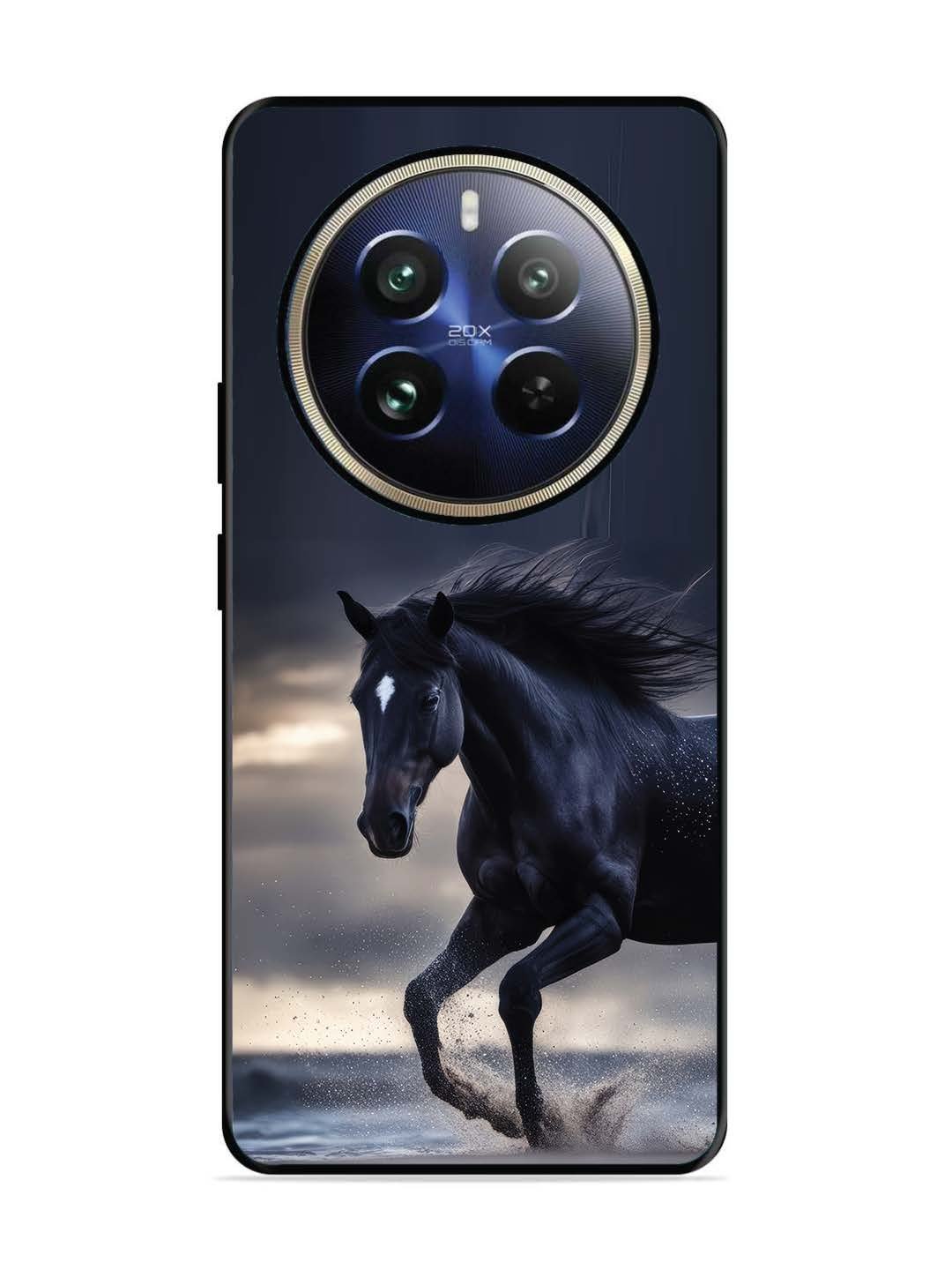 Realme 12 Pro Plus black-horse-animal