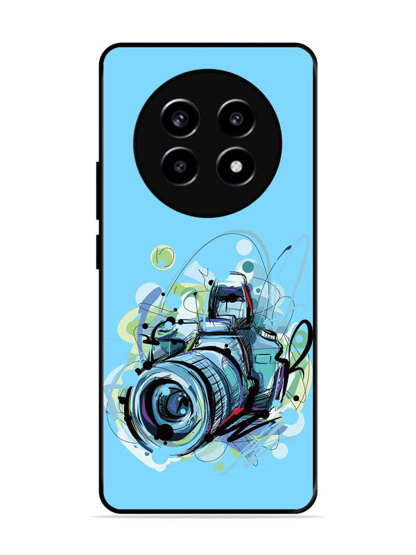 realme 13 Pro Camera Blue Background