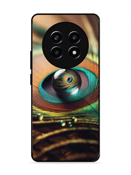 realme 13 Pro Water Drop On Peacock Feather