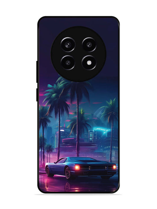 realme 13 Pro sunset-sports-car-city-palm-trees