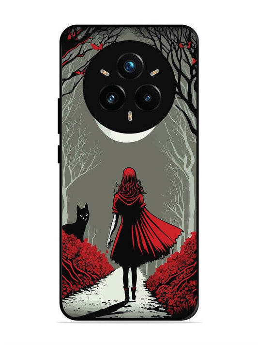 realme 14 pro 5g Scarlet Girl in Red Forest