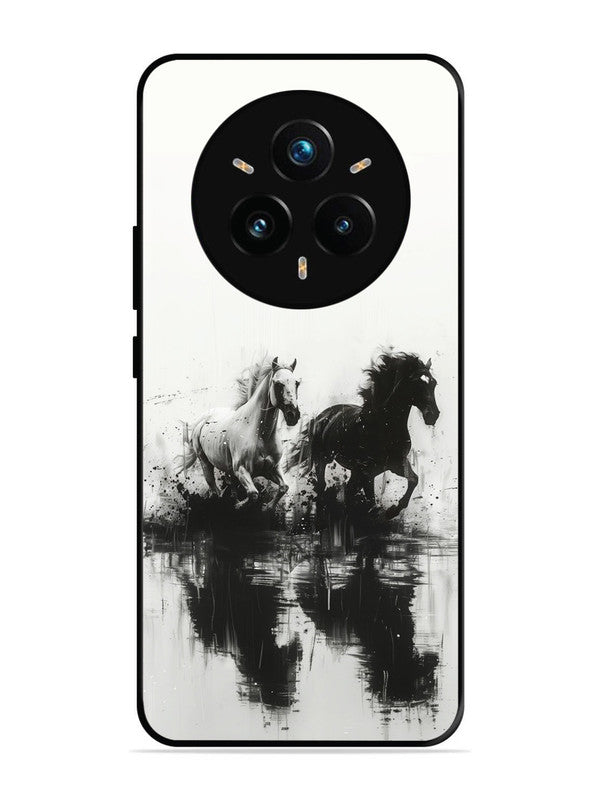 realme 14 pro plus 5g Black & White Horse