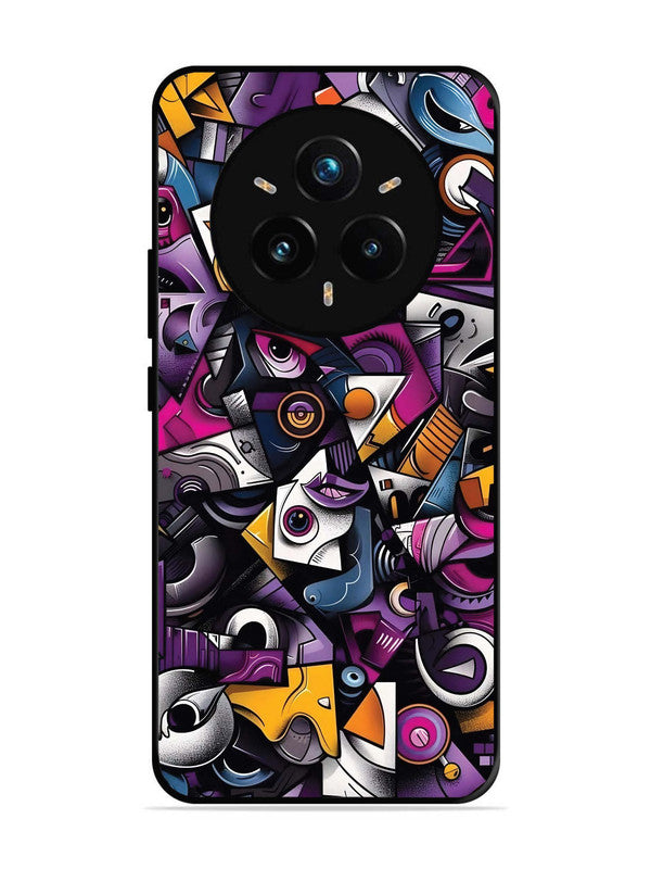 realme 14 pro plus 5g Abstract Geometric Graffiti Chaos