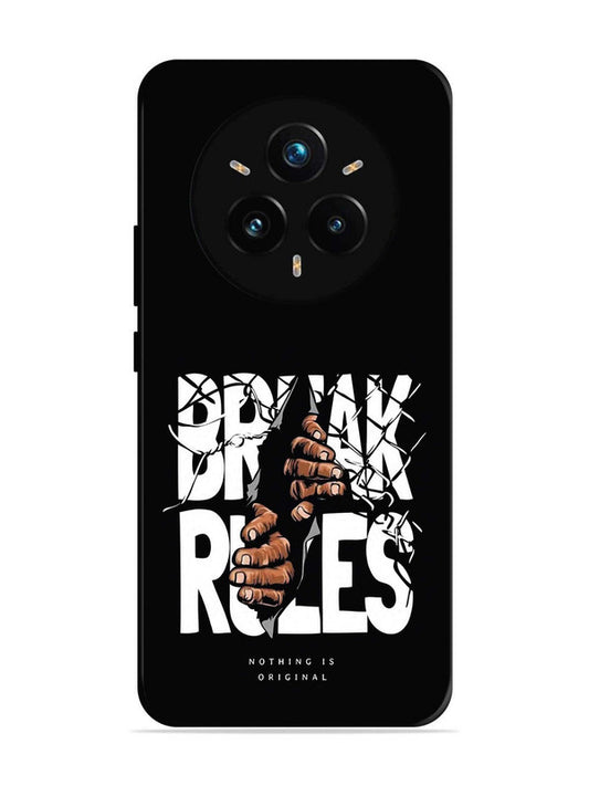 realme 14 pro plus 5g Break Rules Gritty Typography Art