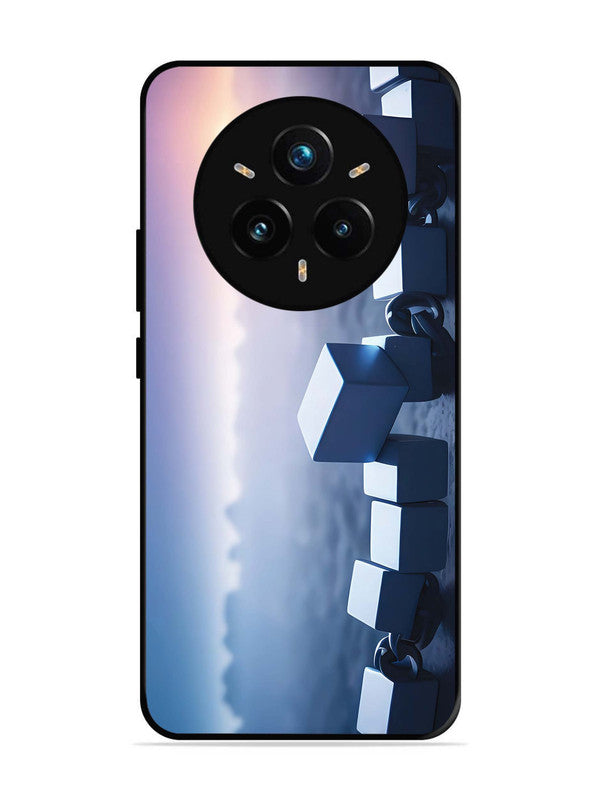 realme 14 pro plus 5g Minimalist Blockchain Cube Chain