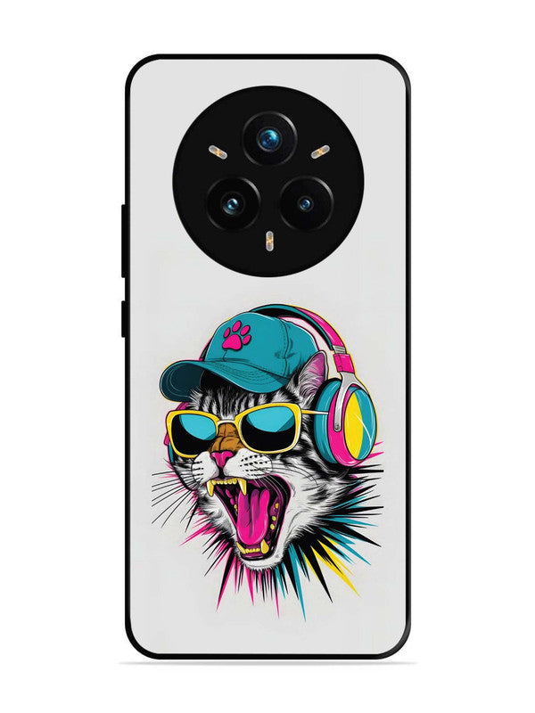 realme 14 pro plus 5g Neon Pop Art DJ Cat Vibe