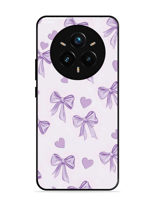 realme 14 pro plus 5g Bow Tie, Purple Hair Band